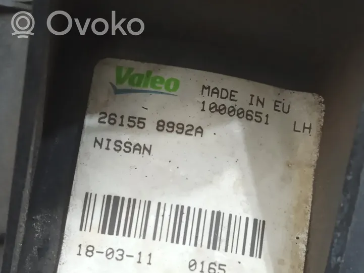 Nissan Qashqai+2 Światło przeciwmgłowe przednie 261558992A