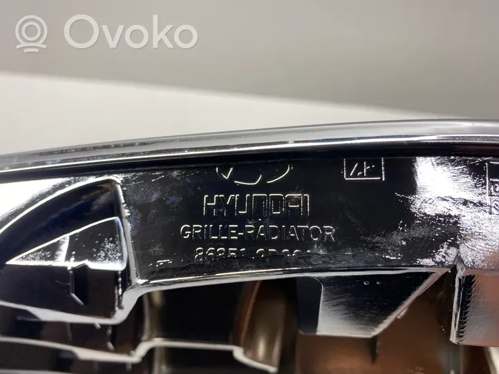 Hyundai Elantra Maskownica / Grill / Atrapa górna chłodnicy 863502D220