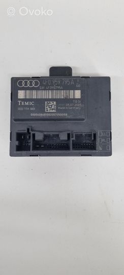 Audi A6 S6 C6 4F Durų elektronikos valdymo blokas 4F0959795A