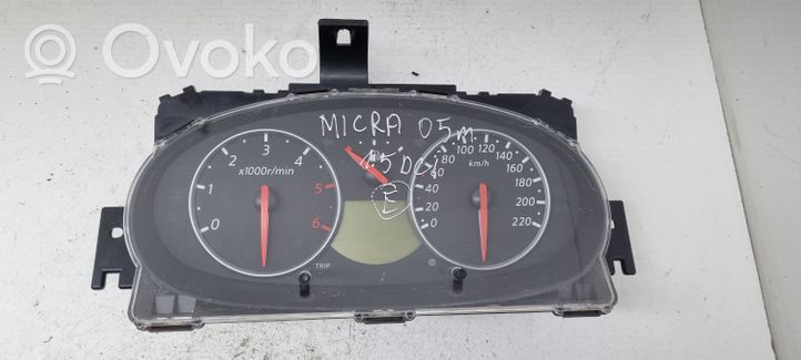 Nissan Micra Geschwindigkeitsmesser Cockpit BC68B