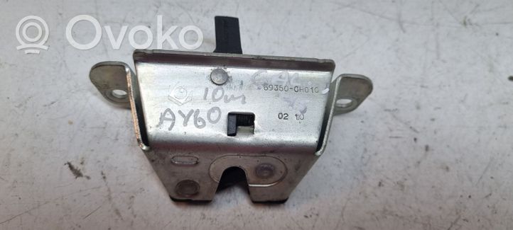 Toyota Aygo AB10 Takaluukun/tavaratilan lukon vastakappale 693500H010