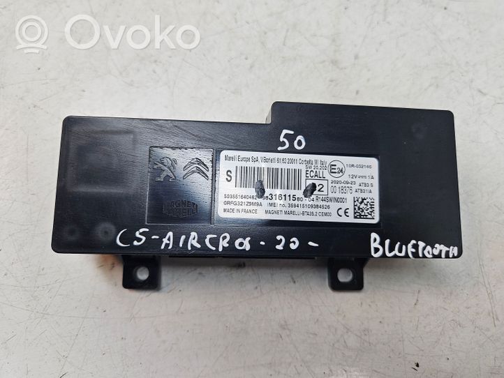 Citroen C5 Aircross Moduł / Sterownik Bluetooth 9831611580