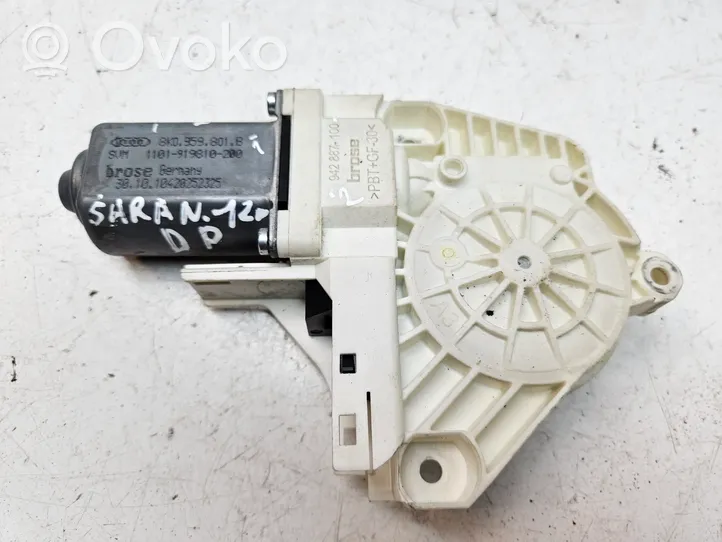 Volkswagen Sharan Front door window regulator motor 8K0959801B