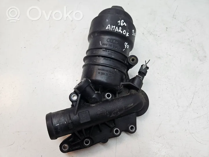Volkswagen Amarok Supporto di montaggio del filtro dell’olio 059115389AD