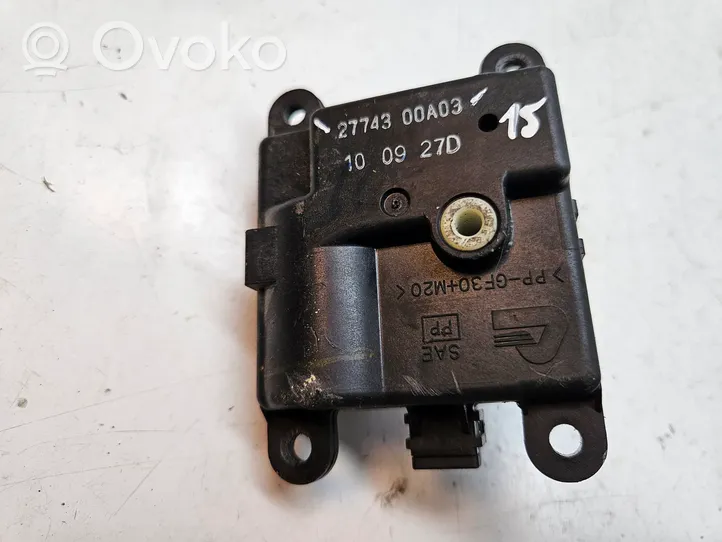 Nissan Qashqai Moteur / actionneur de volet de climatisation 2774300A03