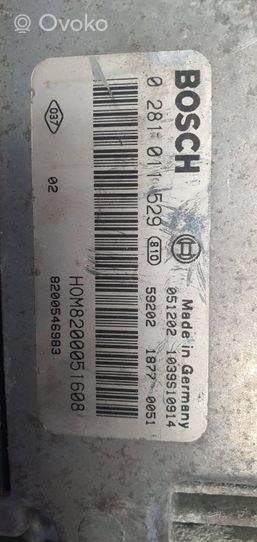 Renault Trafic II (X83) Calculateur moteur ECU 0 281 011 529