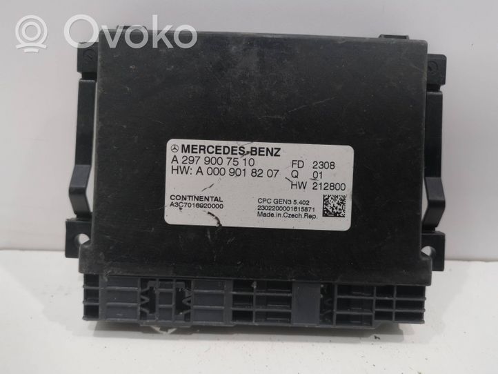 Mercedes-Benz EQS V297 Muut ohjainlaitteet/moduulit A2979007510