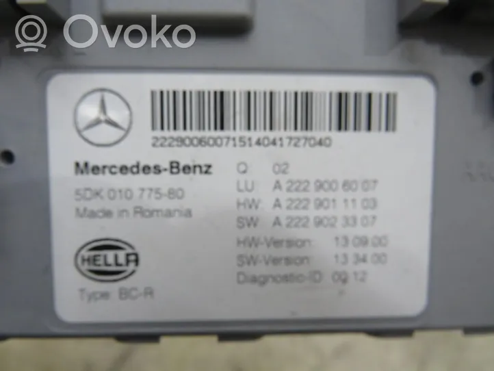 Mercedes-Benz C AMG W205 Jednostka sterowania SAM A2229006007