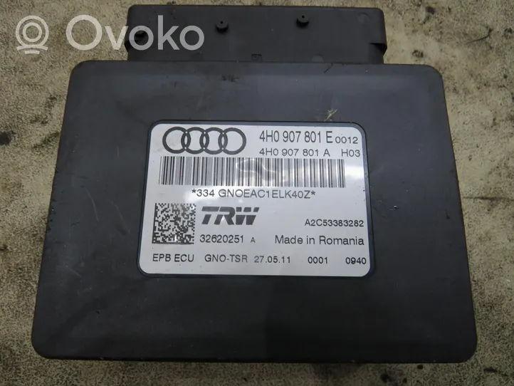 Audi A7 S7 4G Stabdžių sistemos valdymo blokas 4H0907801A