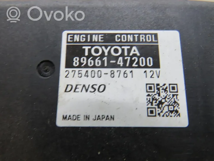 Toyota Prius (XW30) Unité de commande, module ECU de moteur 8966147200