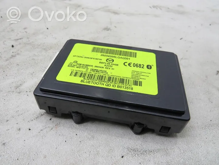 Mazda 2 Moduł / Sterownik Bluetooth BBP366DHOB