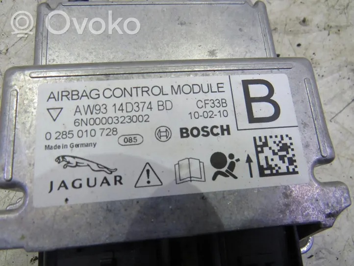 Jaguar XJ X351 Airbag control unit/module AW93-14D374-BD