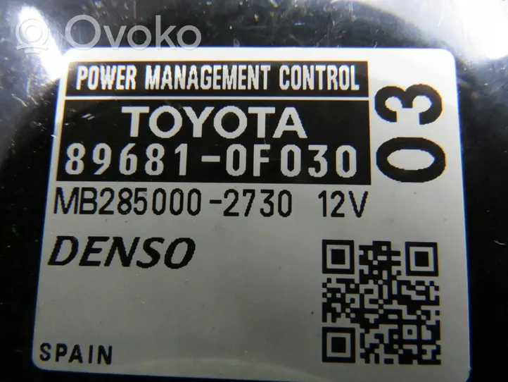 Toyota Avensis T270 Muut ohjainlaitteet/moduulit 89681-0F030