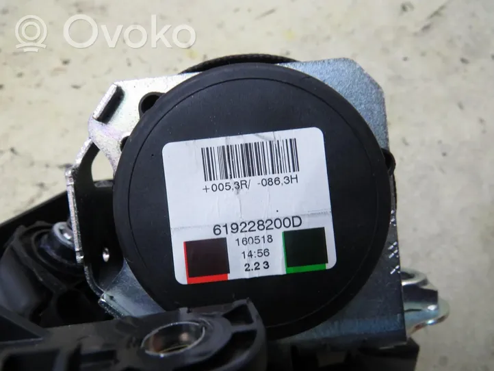 Opel Zafira C Ceinture de sécurité avant 619228200D