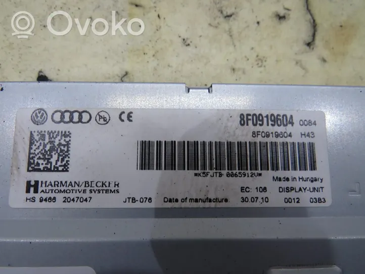 Audi Q5 SQ5 Monitor/display/piccolo schermo 8F0919604