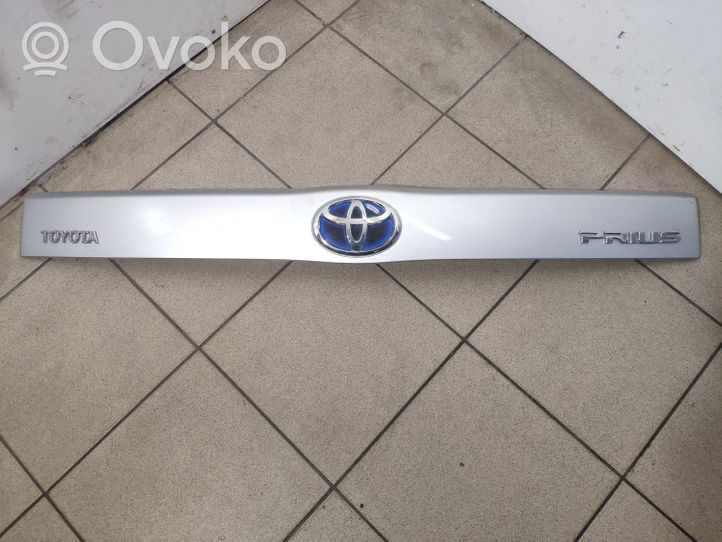 Toyota Prius (XW30) Poszycie / Tapicerka tylnej klapy bagażnika 7680100900