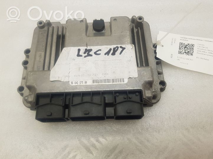 Citroen C4 I Calculateur moteur ECU 9664257580