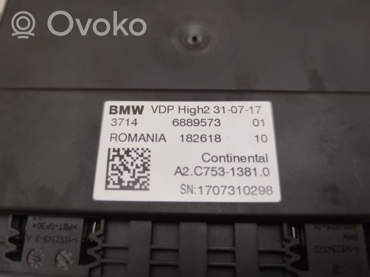 BMW 7 G11 G12 Centralina/modulo sospensioni 6889573