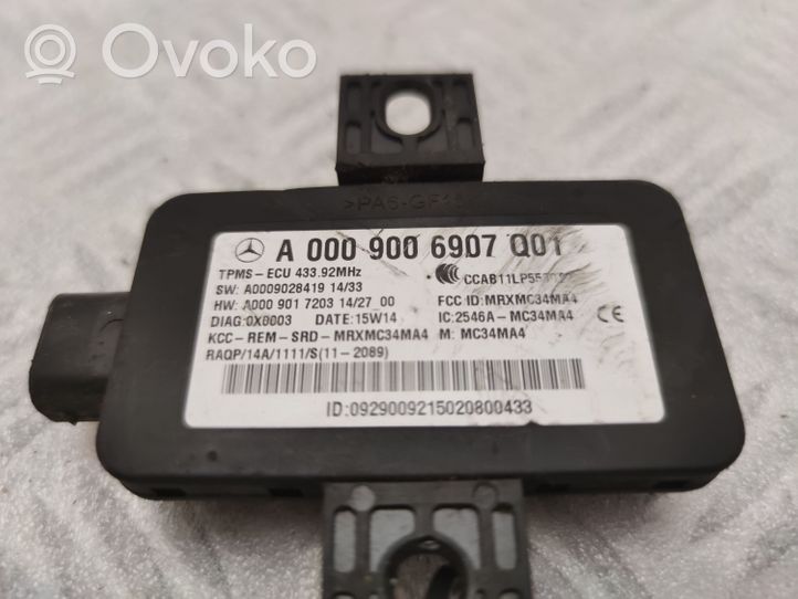 Mercedes-Benz S C217 Module de pression des pneus A0009006907