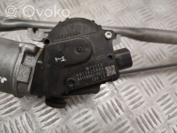 Jeep Grand Cherokee Tringlerie et moteur d'essuie-glace avant 68156254AA