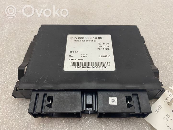 Mercedes-Benz GLE AMG (W166 - C292) Module de contrôle de boîte de vitesses ECU A2229001306