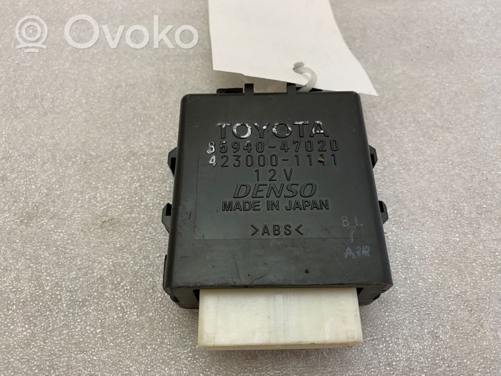 Toyota Prius (XW20) Window wiper relay 8594047020