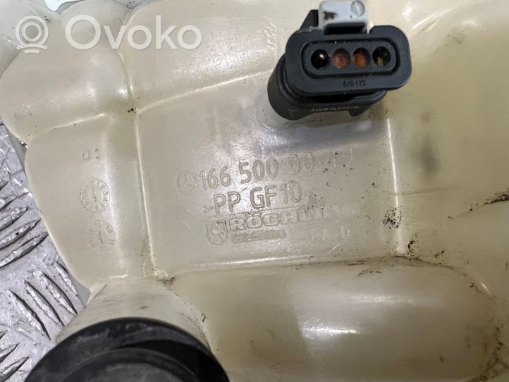 Mercedes-Benz GL X166 Coolant expansion tank/reservoir 1665000049