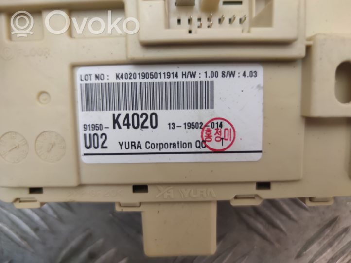 Hyundai Kona I Module de fusibles 91950K4020