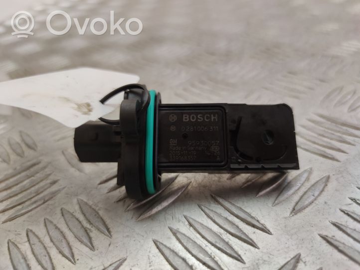 Opel Mokka Mass air flow meter 95930057