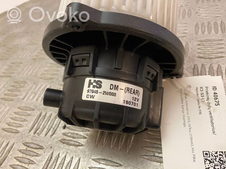 Hyundai Santa Fe Motore per ventilatore porta anteriore 979452W000