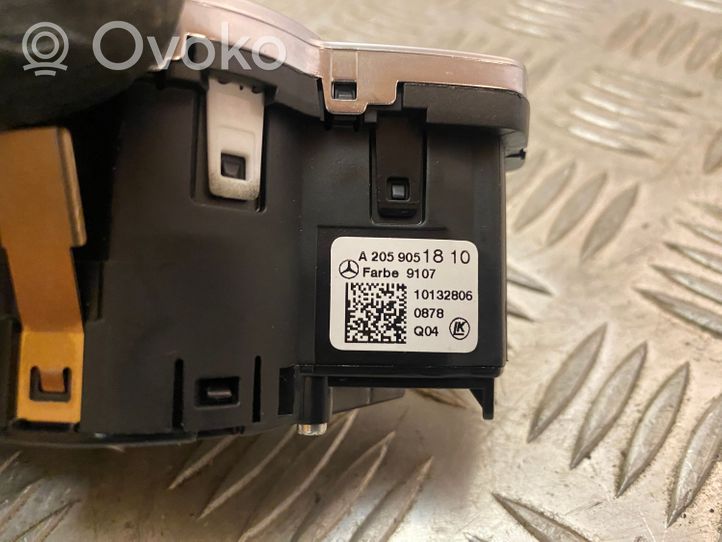 Mercedes-Benz GLC X253 C253 Interruptor de luz A2059051810