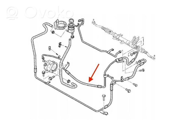 Renault Trafic II (X83) Tuyau de direction assistée 8200401453