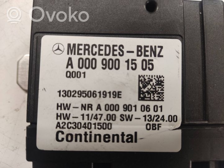 Mercedes-Benz C W205 Įpurškimo valdymo blokas A0009001505