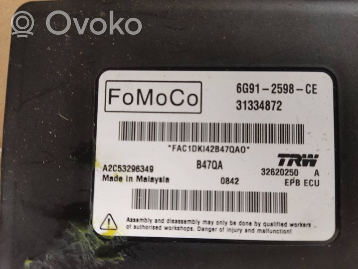 Volvo XC60 Brake system control unit/module 6G912598CE