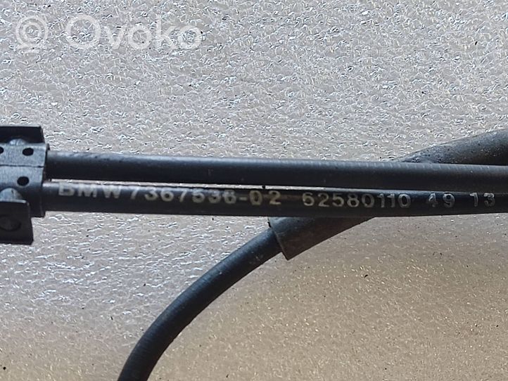 BMW X6 F16 Engine bonnet/hood lock release cable 7367536