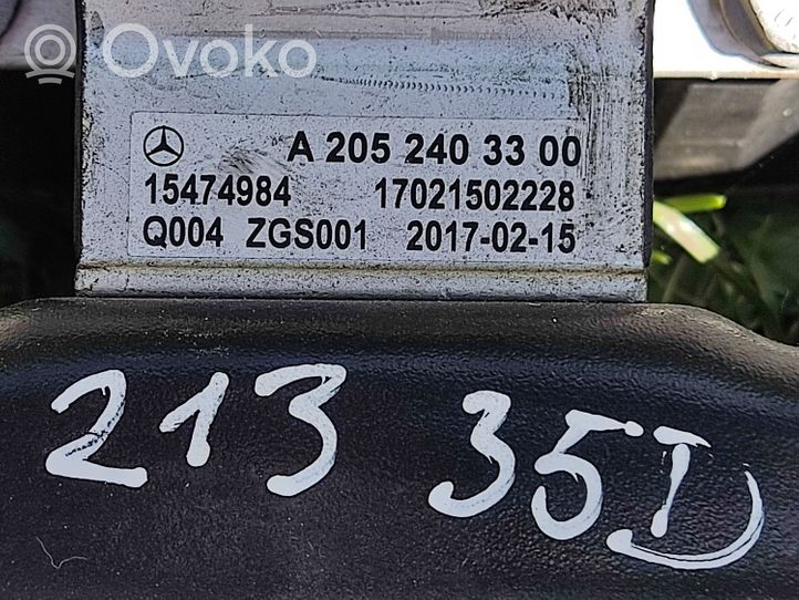 Mercedes-Benz E W213 Pavarų dėžės tvirtinimo kronšteinas A2052403300