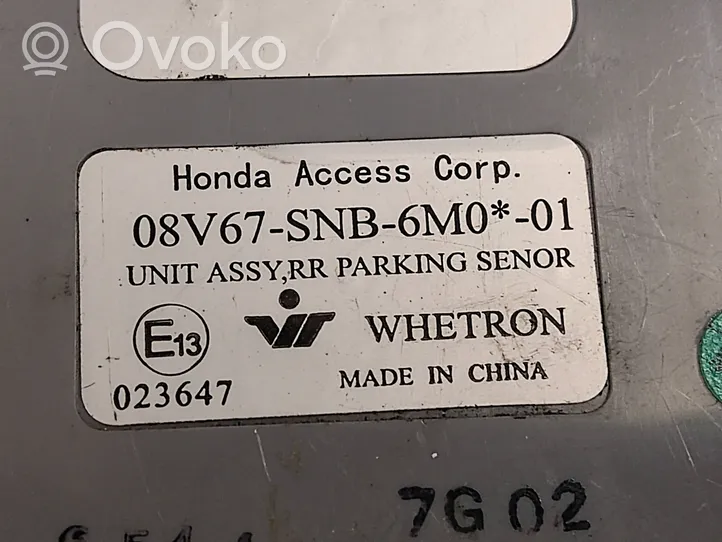 Honda Civic Parking PDC control unit/module 08V67SNB6M001