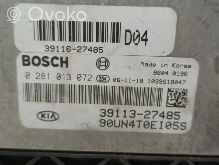 KIA Carens II Sterownik / Moduł ECU 3911327485