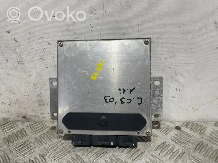 Citroen C3 Sterownik / Moduł ECU 9648568480