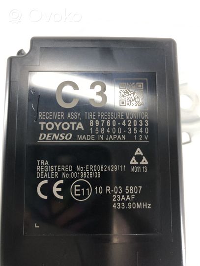 Toyota RAV 4 (XA40) Centralina della pressione pneumatico 8976042033