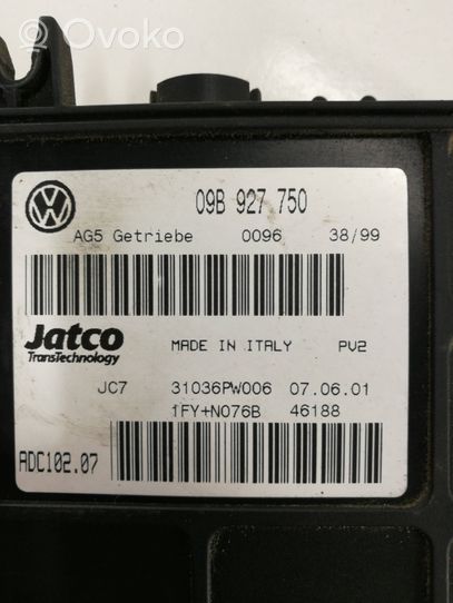 Volkswagen Sharan Getriebesteuergerät TCU 09B927750