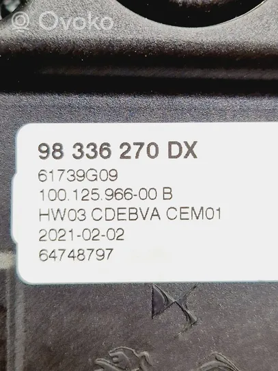 Peugeot 2008 II Lewarek zmiany biegów / dolny 98336270DX