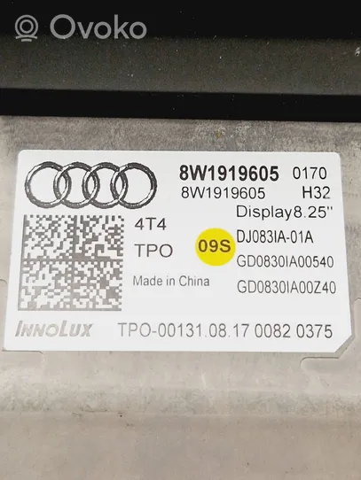 Audi A4 S4 B9 Pantalla/monitor/visor 8W1919605