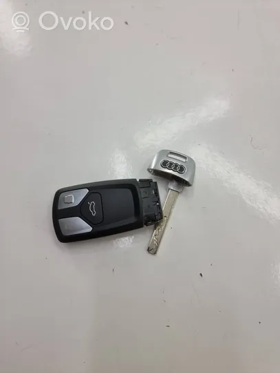 Audi A4 S4 B9 Užvedimo raktas (raktelis)/ kortelė 4M0959754T