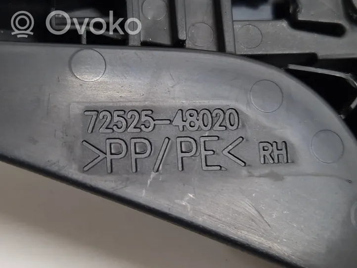 Toyota RAV 4 (XA40) Leva/maniglia di controllo dello schienale del sedile 7252548020