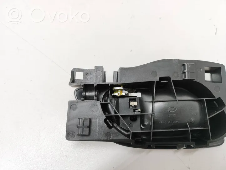 Citroen C4 II Klamka wewnętrzna drzwi tylnych 9660525480