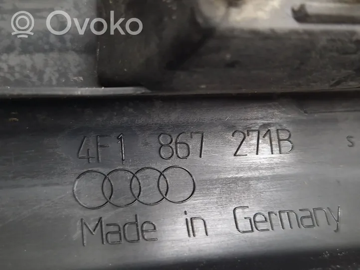 Audi A6 Allroad C6 Copertura del rivestimento del sottoporta anteriore 4F1867271B
