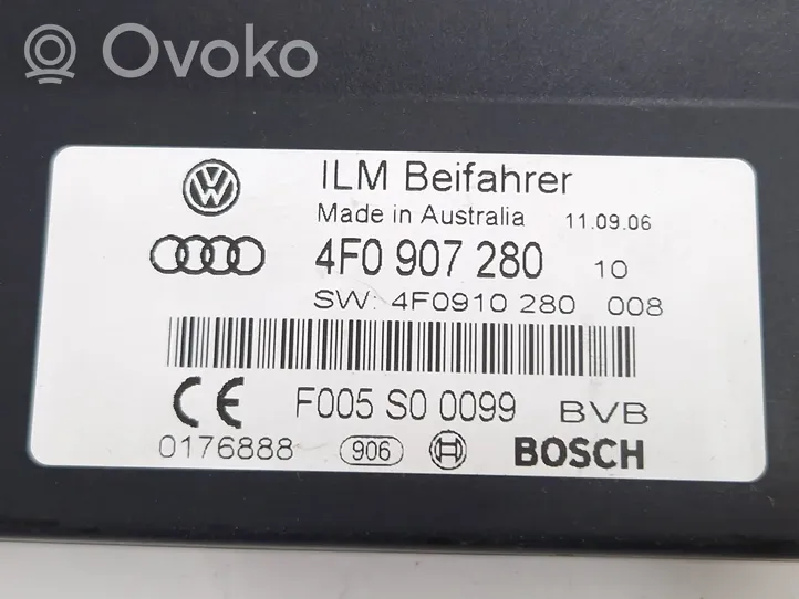 Audi A6 Allroad C6 Muut ohjainlaitteet/moduulit 4F0907280