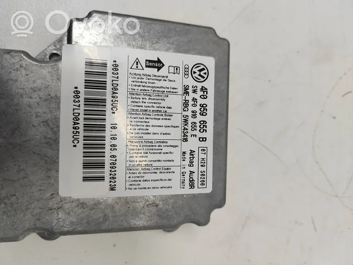 Audi A6 S6 C6 4F Gaisa spilvenu vadības bloks 4F0959655B