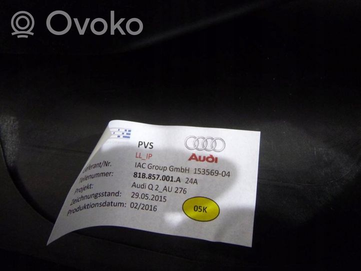 Audi Q2 - Deska rozdzielcza 81B857001A